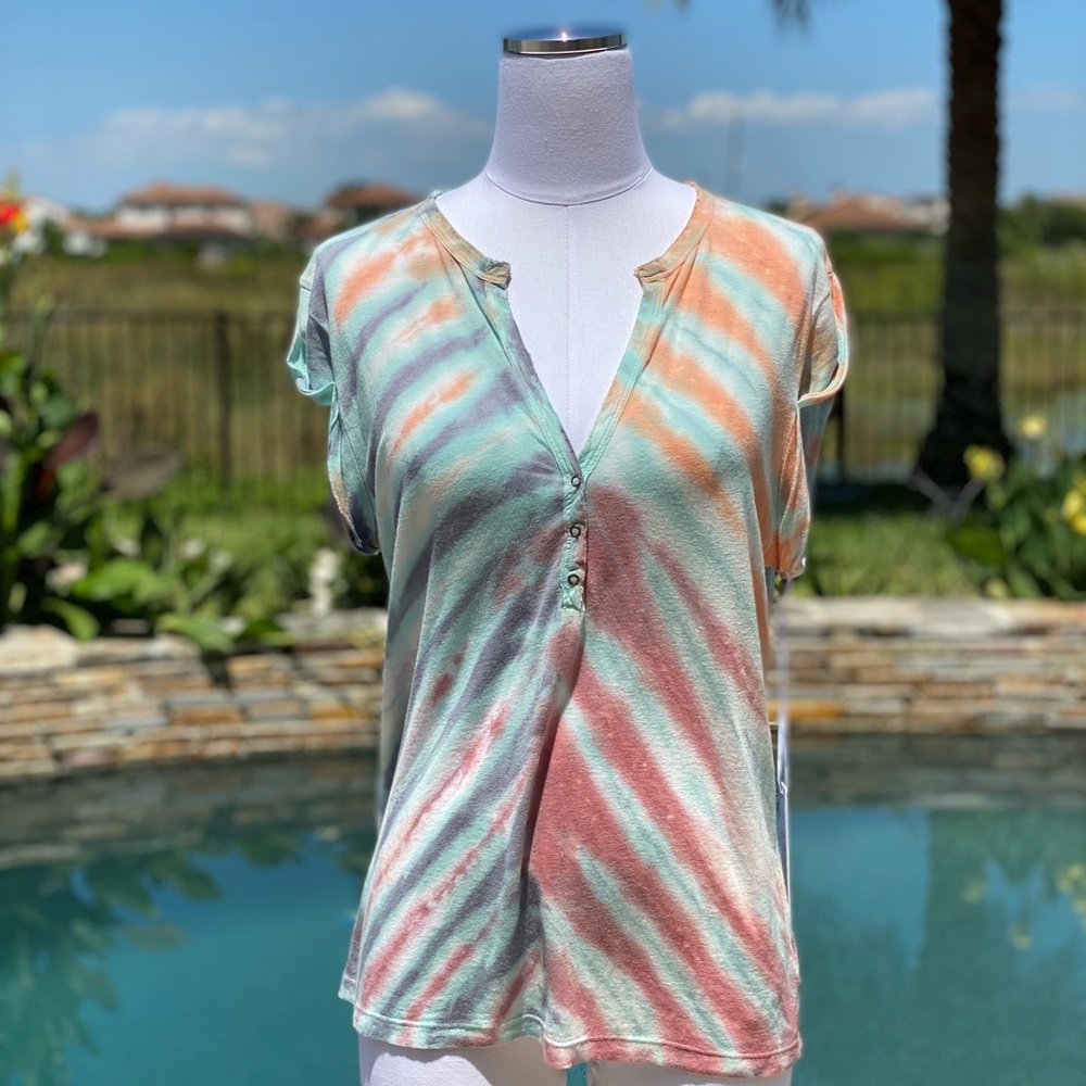 NWT Young Fabulous and Broke Tir Dye T Shirt S